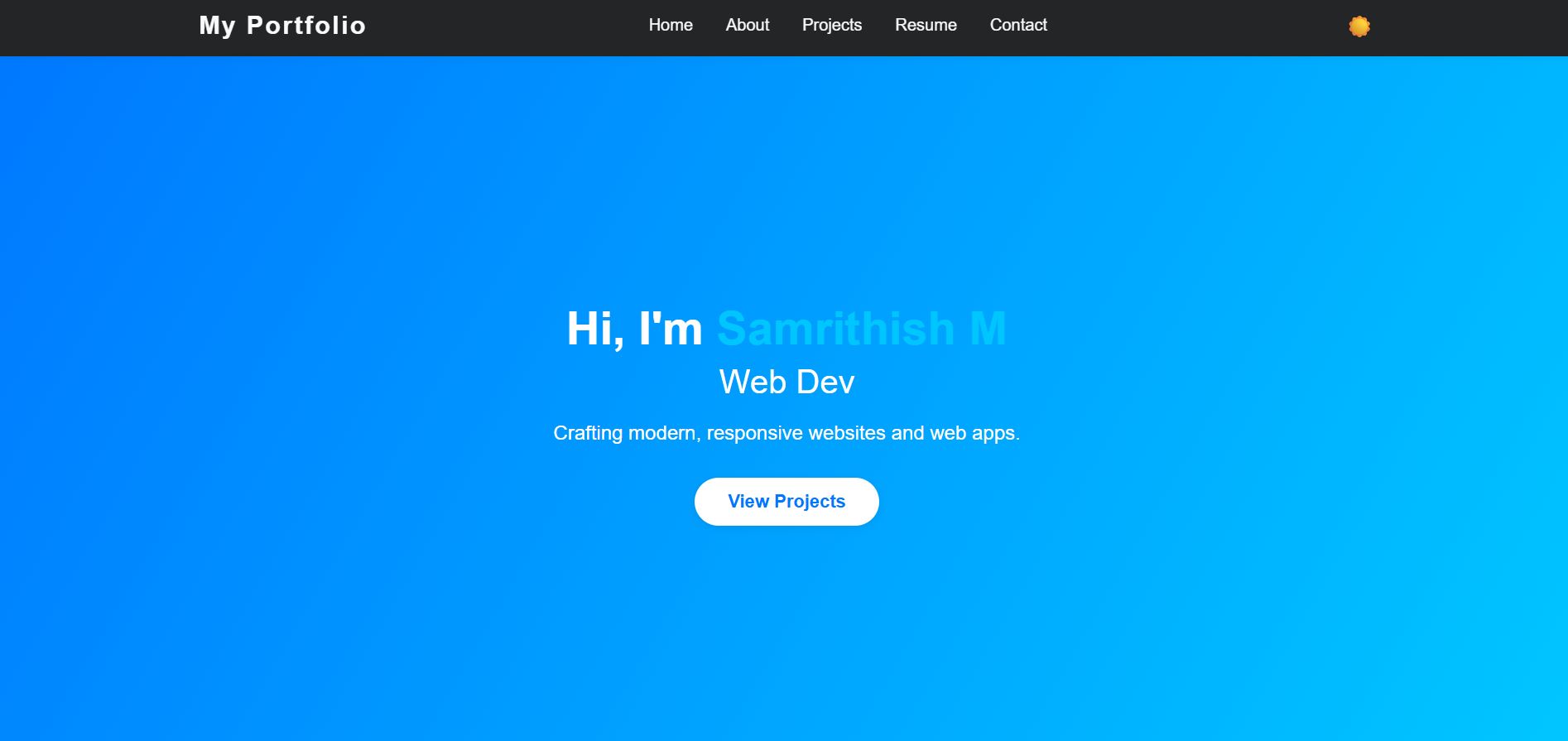 Project 1 Screenshot